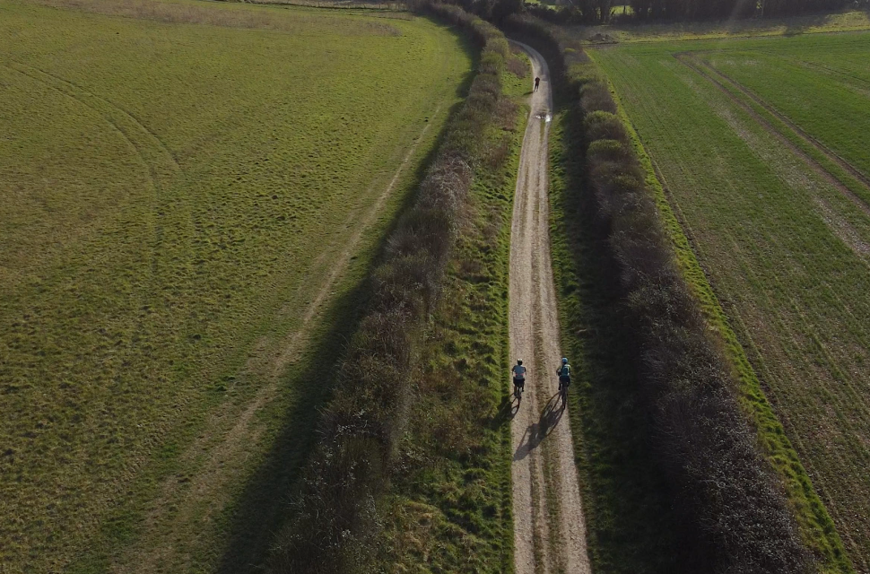 King Alfreds Way Cairn Cycles Miss Grape riding shots 16 Can you take on multi-day gravel adventures on an e-bike?