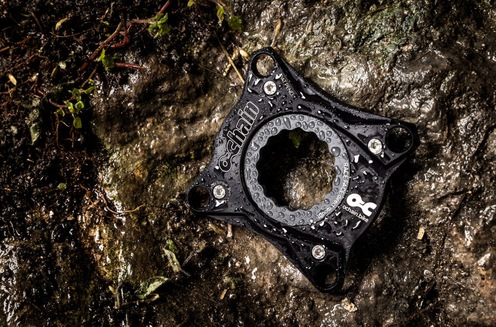 2020 o chain unit.jpg No more pedal kickback? Ochain's 'active' crank spider claims to do just that