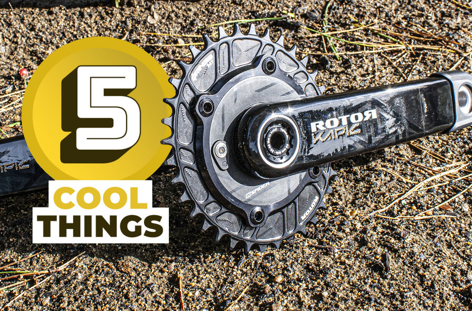 Five Cool Things Rotor Inspider MTB, knee guards and jerseys from TLD