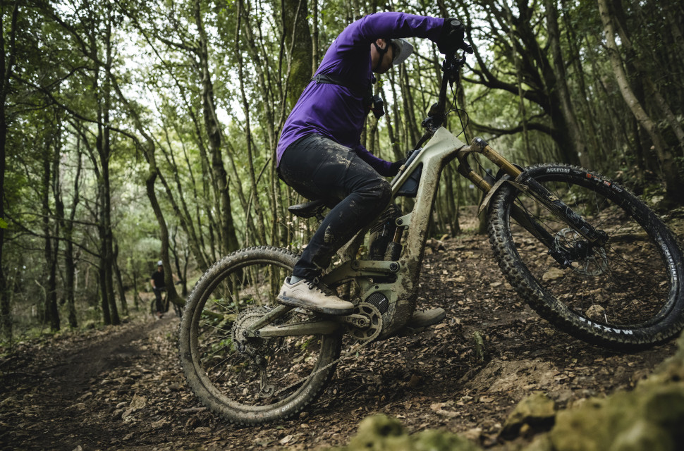 2023 Canyon TorqueON CF 9 riding climbing 2.jpg Canyon's e-MTB and e-gravel bike range 2025