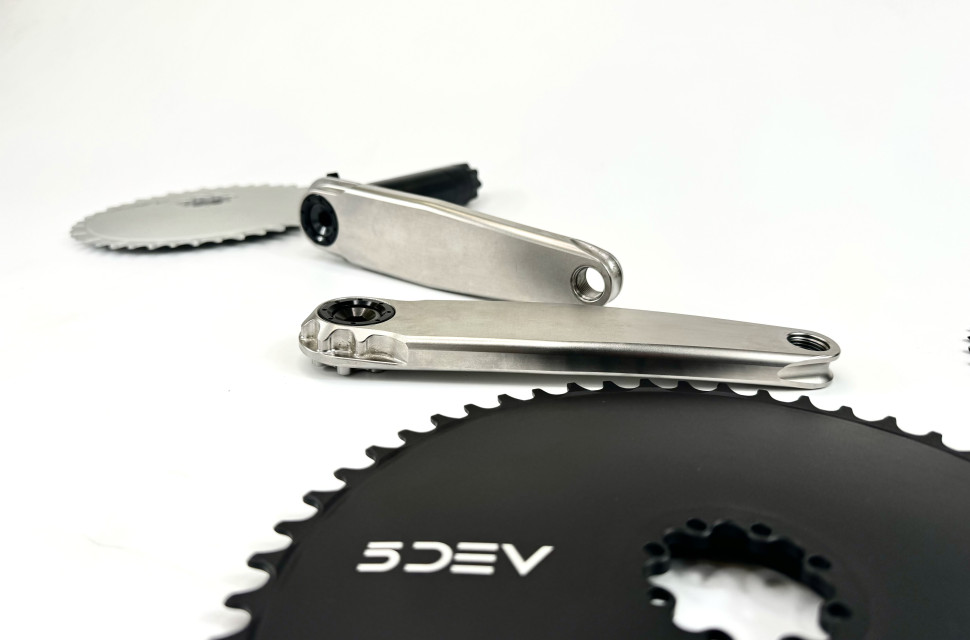 2024 5dev crank hero.jpg 5Dev brings robot-made titanium cranks to gravel and cross-country mountain biking