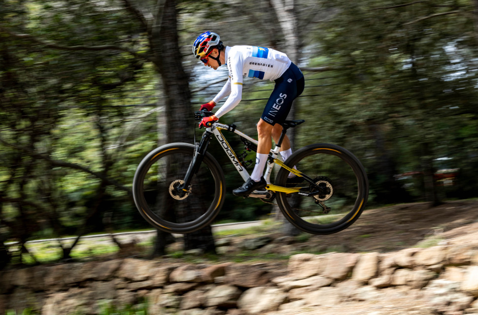 2024 pinarello dogma riding.jpg Pinarello marks its return to cross-country mountain biking with the Dogma XC