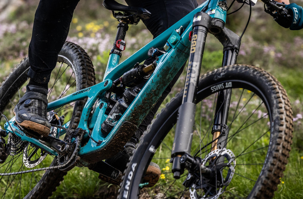 2025 fox podium hero 2.jpg An upside down mountain bike fork? Fox claims to have created a brand new category as the Podium fork breaks cover