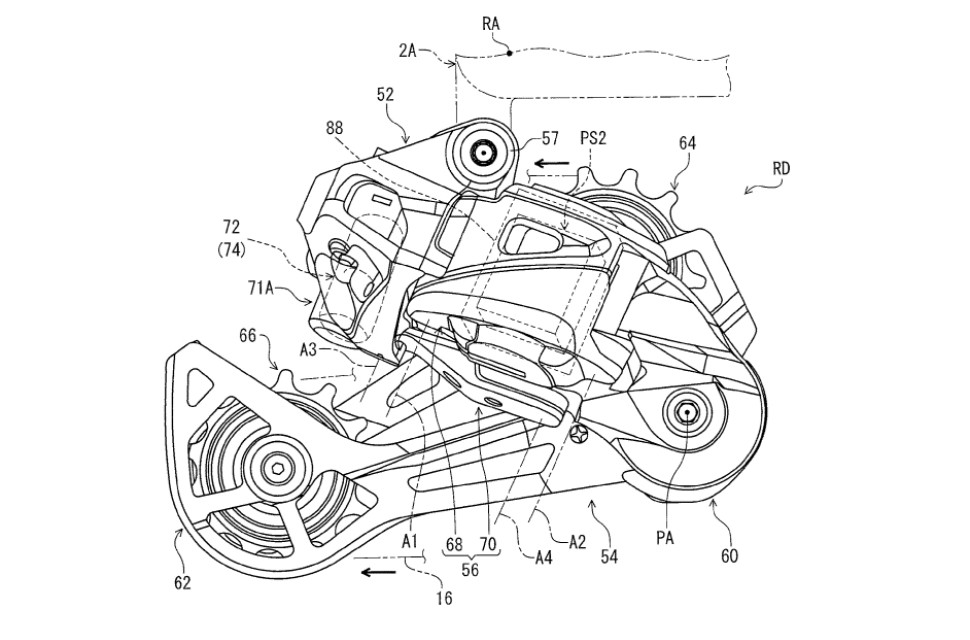 2025 shimano derailleur patent.jpg Patent suggests new electronic MTB drivetrain from Shimano is imminent