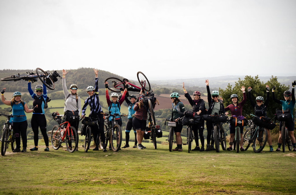 SITW x EDT women's rally hero Gravel cycling: experiencing a women's bikepacking event