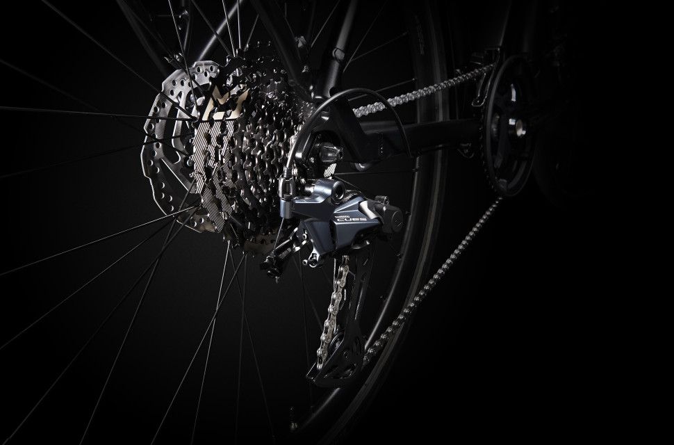 2023 Shimano CUES_U8000_Drivetrain_Rear_1-3c7bb9-original-1676637611.jpg Shimano introduces CUES, integrating mid-tier groupsets into one product family