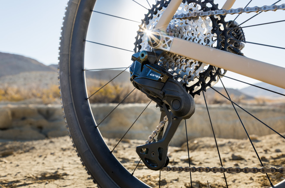 594405-SHIMANO_GRX_Texas_high_resolution-032-bb0f8e-original-1748442435.jpg Shimano finally unveils electronic version of its 12-speed GRX groupset, bringing wireless and 1x Di2 to gravel