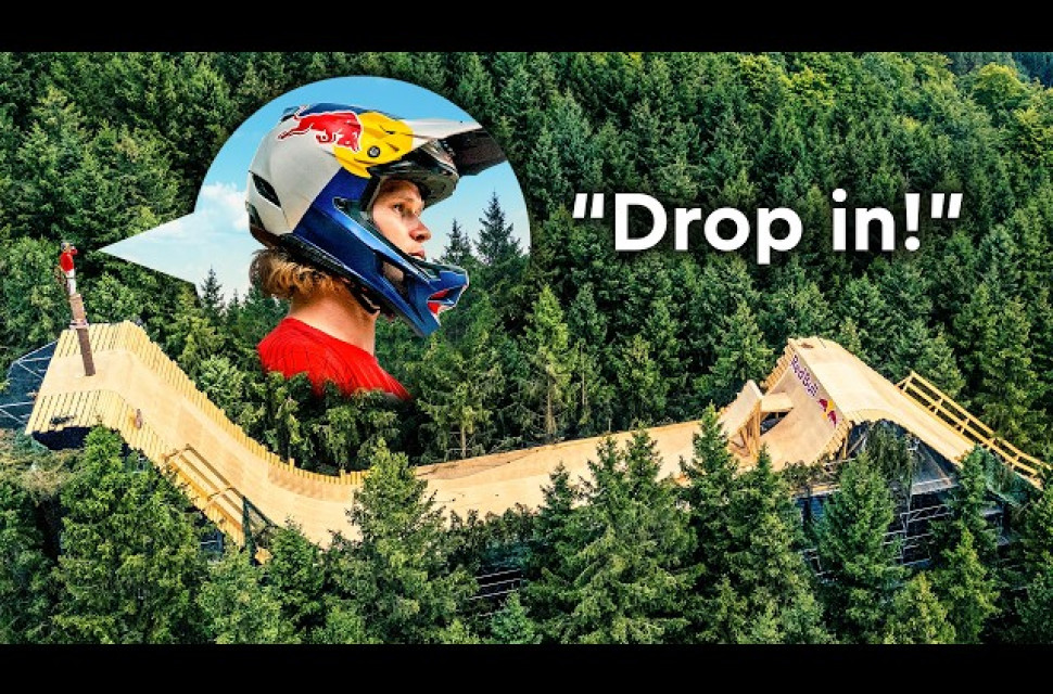 Above Edit Red Bull.jpg Video - Erik Fedko goes full send on huge ramp in Green Hill Bike Park