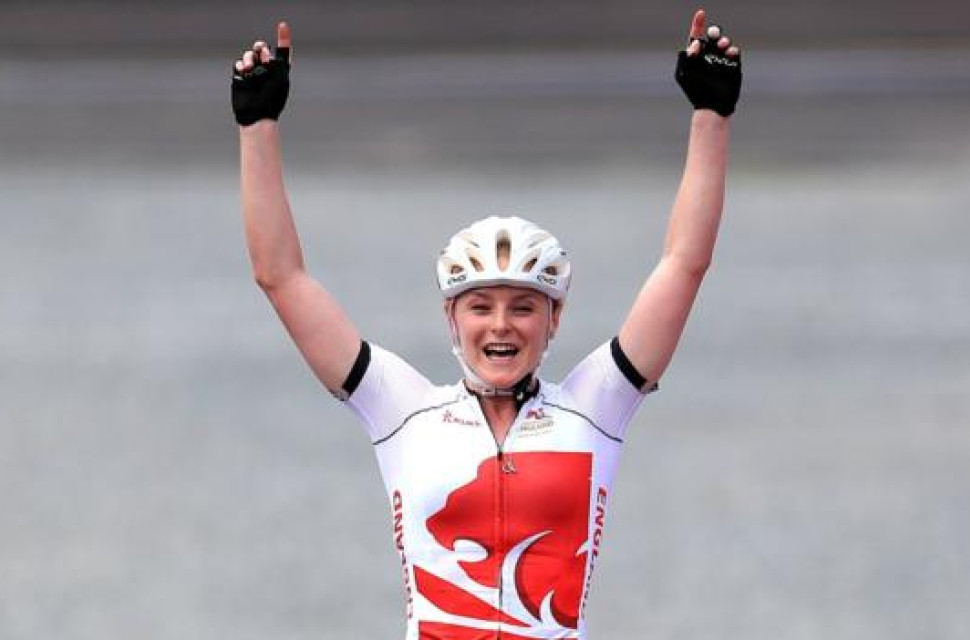 Annie Last.jpg Annie Last wins mountain bike cross-country at the Commonwealth Games