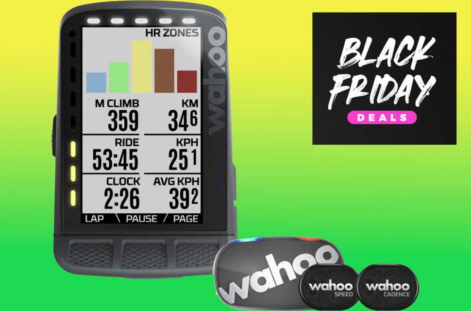 Black Friday mountain bike deals - Wahoo Elemnt Roam V1 bundle deal Black Friday Wahoo deals: 38% off Wahoo Elemnt Roam V1 + sensor bundle