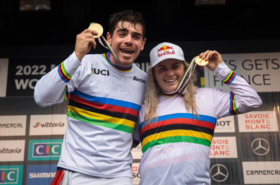 2022 UCI MTB World Championships Bruni and Höll Gallery: 2022 UCI Downhill MTB World Championships