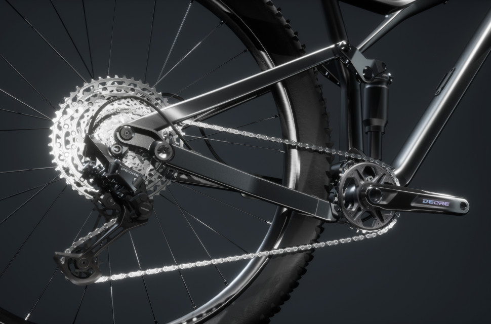 2020 Shimano DEORE M6100 on bike.jpg Shimano brings 12-speed shifting to M6100 Deore level