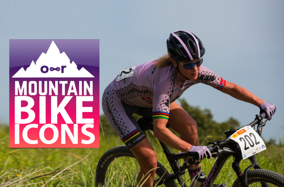 Gunn-Rita Dahle Flesja in action Mountain bike Icons - the Gunn-Rita Dahle Flesjå story