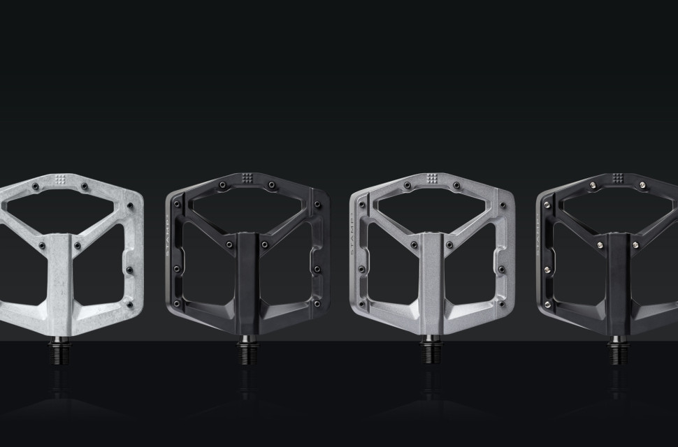 2020 crankbrothers stamp 2+3 group Crankbrothers introduce two new pedals - the Stamp 2 and 3