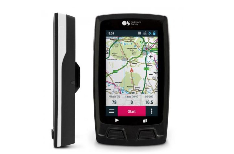 OS maps GPS Device.jpg Ordnance Survey launch cycling-specific GPS devices