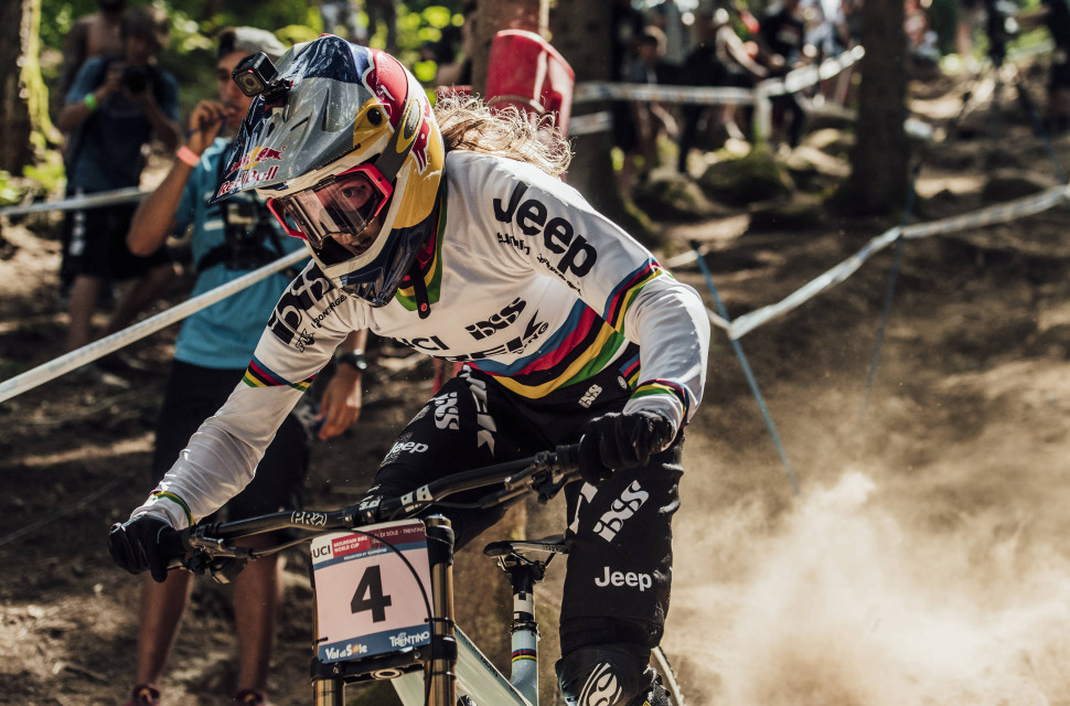 Rachel Atherton DH race UCI DH World Champs Live on the BBC