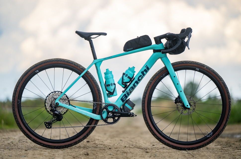 Bianchi Arcadex gravel bike Bianchi’s new Arcadex doubles down on integrated frame storage for gravel and bikepacking adventures