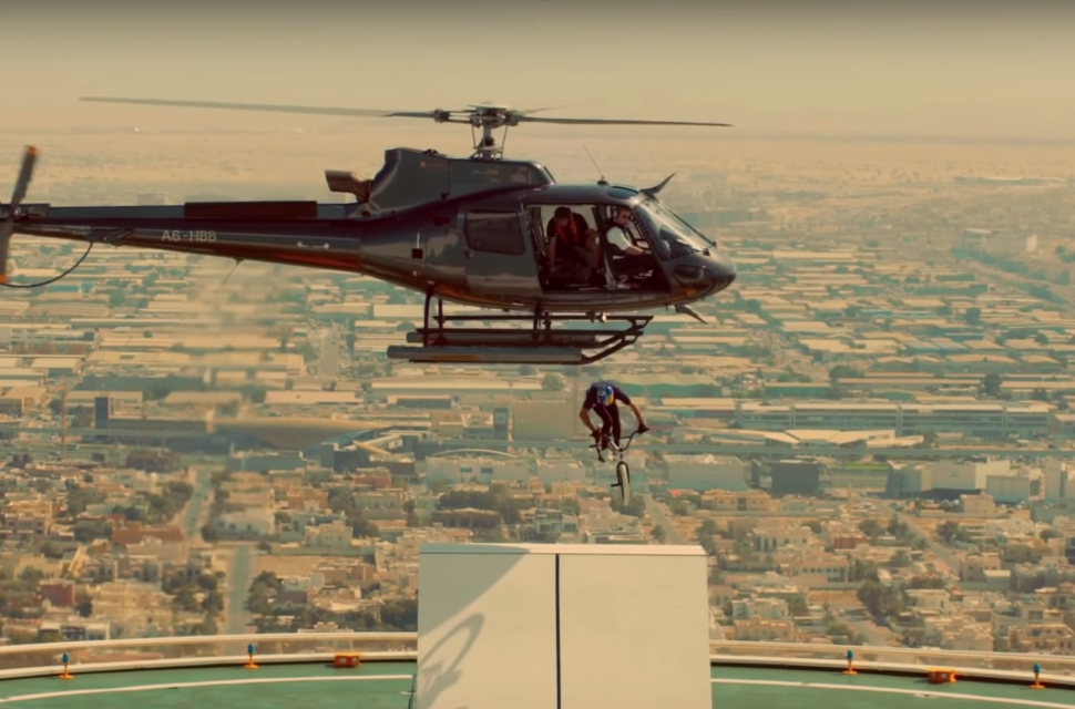 Video header Kris Kyle shreds a BMX in Dubai Video: Kris Kyle shreds a BMX on Dubai's famous landmarks