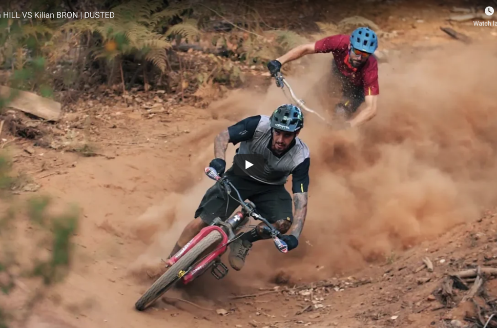 Sam HILL VS Kilian BRON | DUSTED header Video: Get on board with Sam Hill vs Killian Bron in Australia - Dusted