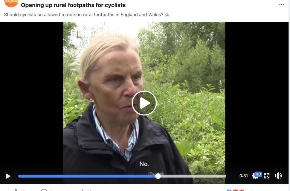 Screenshot 2019-08-15 at 14.08.59.png BBC Breakfast asks whether cyclists should be allowed on footpaths; internet responds with reasoned discussion
