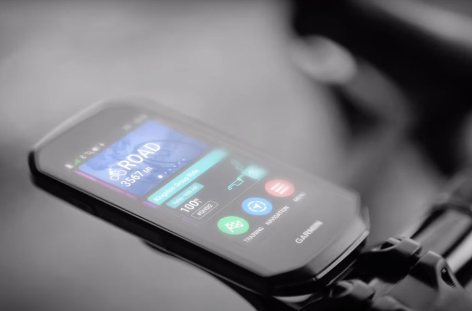 Garmin Edge 1050 Garmin has just launched a brighter and better Edge 1050 cycling computer