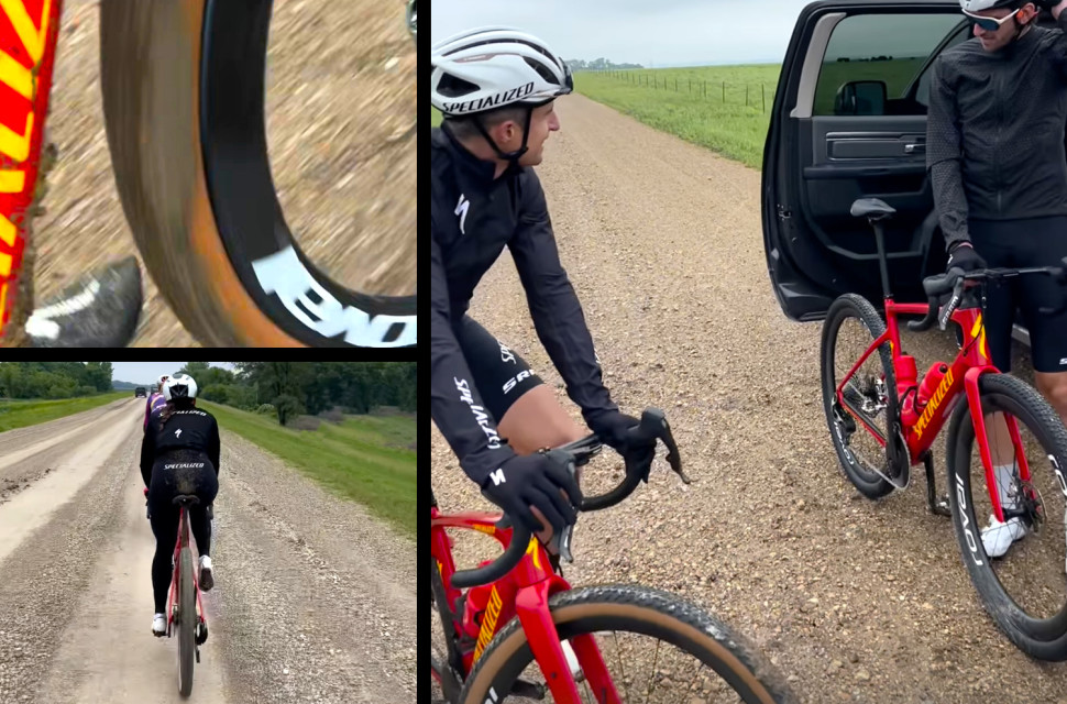 Specialized Diverge leaked shots May 2025.jpg New Specialized Diverge leaked ahead of Unbound Gravel: more mounts, more aero and UDH look imminent for Specialized's flagship adventure bike