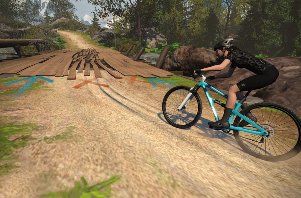 Zwift-MTB-steering-102.jpg Virtual training gets dirty as Zwift introduces mountain bikes and steering