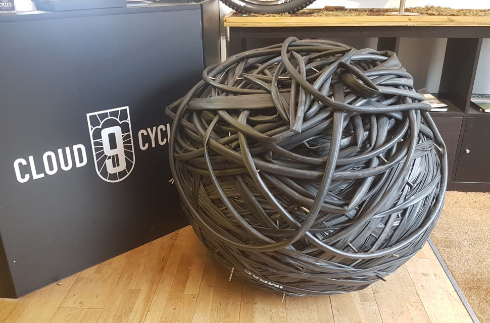 cloud9cycles inner tube ball2. copy.jpg Schwalbe Tyres launch an inner tube recycling scheme in the UK