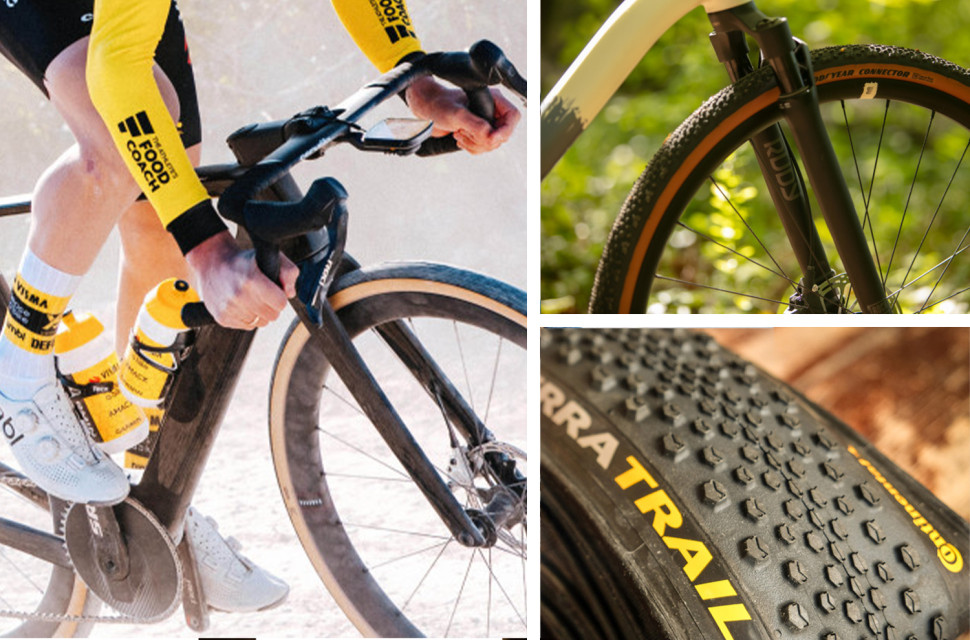 gravel tech headr.jpg Suspension, aero frames, MTB tyres... not for me on my gravel bike, thanks.